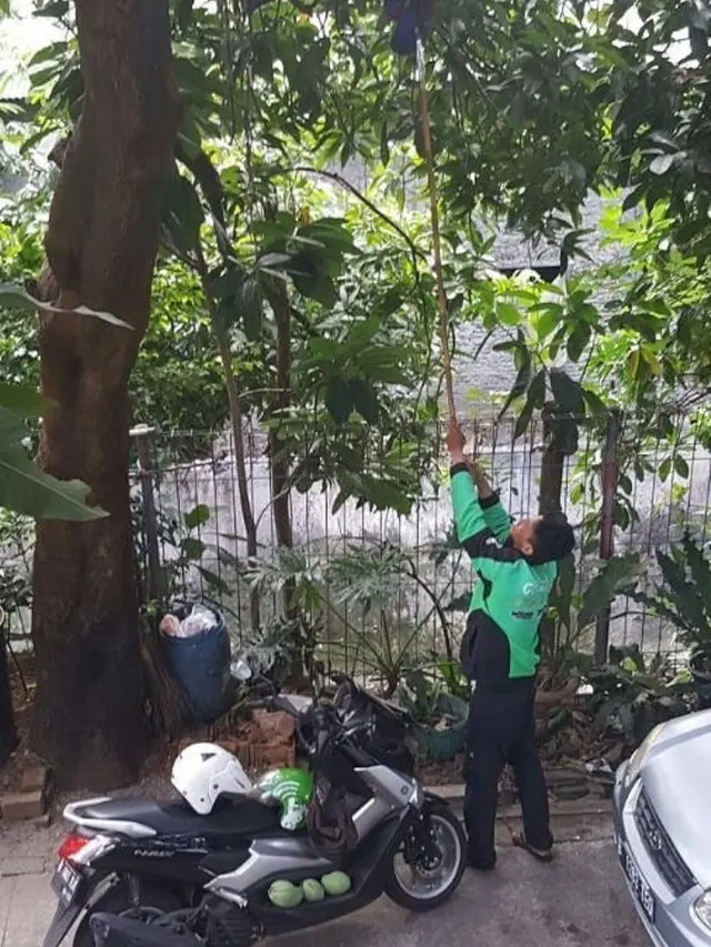 Santai Banget, 7 Tingkah Kocak Driver Ojek Online Saat Sepi Orderan