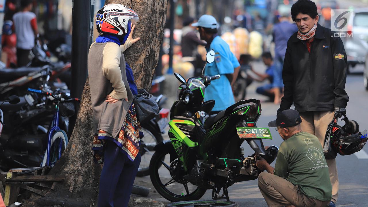 Jelang Lebaran, Jasa Servis Motor Mulai Ramai
