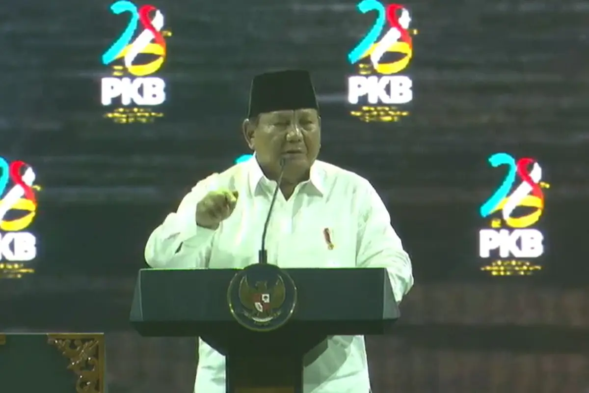 Prabowo di Harlah PKB