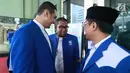 Para caleg terpilih PAN berbincang saat mendatangi Gedung KPK, Jakarta, Rabu (29/5/2019). Kedatangan PAN DKI Jakarta melalui Calon Legislatif terpilih pada pemilu 17 April 2019 lalu dalam rangka mewujudkan pejabat publik yang bersih dan transparan. (Liputan6.com/HO/Soni)