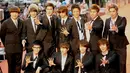 Super Junior sudah sukses mencapai impian mereka yang perjalanannya begitu amat panjang, dan dipenuhi jatuh bangun. (AFP/Bintang.com)
