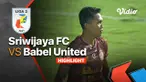 Berita Video, Hasil Pertandingan Liga 2 antara Sriwajaya FC Vs Babel United pada Rabu (6/10/2021)