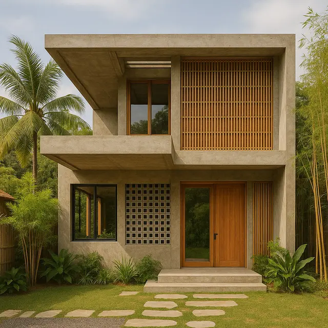 Model Rumah Brutalism Minimalis Tren 2025