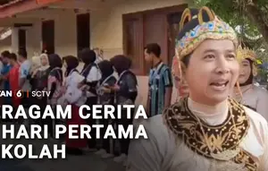 Beragam Cerita di Hari Pertama Sekolah