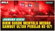 Perayaan ulang tahun Persija Jakarta ke-97 berlangsung megah di Stadion Utama Gelora Bung Karno! The Jakmania membentangkan dua tifo raksasa di tribune utara dan selatan untuk menyambut laga Persija vs PSIM Yogyakarta pada pekan ke-14 Super League 20...