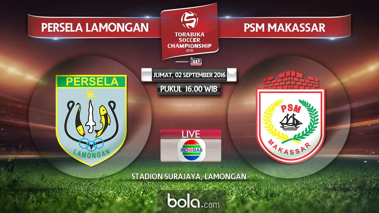 Persela Lamongan Vs PSM Makassar (Bola.com/Adreanus Titus)
