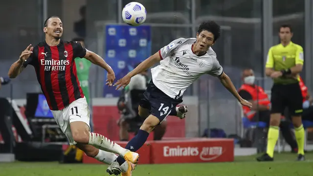 FOTO: AC Milan Taklukkan Bologna di San Siro