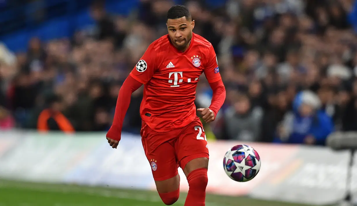 5. Serge Gnabry - Gelandang 25 tahun ini mampu menjadi penghancur lini pertahanan lawan dan memiliki ketajaman dalam mencetak gol. Dua golnya ke gawang Lyon turut membawa Bayern Munchen lolos ke final Liga Champions musim ini. (AFP/Glyn Kirk)
