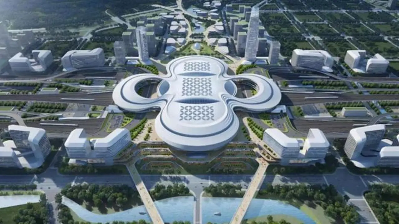 Warganet China Ledek Desain Stasiun Kereta Mirip Pembalut