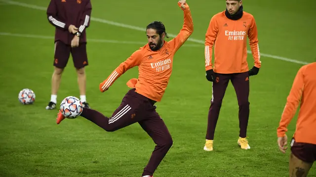 Intip Real Madrid Latihan Jelang Hadapi Borussia Moenchengladbach