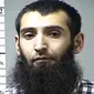 Sayfullo Saipov, pelaku serangan truk New York. (St. Charles County Department of Corrections/KMOV via AP)