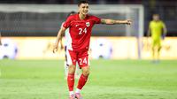 Pemain Timnas Indonesia, Eliano Reijnders dalam laga FIFA Matchday melawan Chinese Taipei di Stadion Gelora Bung Tomo (GBT), Surabaya, Jumat (06/07/2025). (Bola.com/Abdul Aziz)