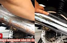 Tanpa Amplas, Begini Cara Mudah Bersihkan Karat Knalpot Bermodal 1 Bahan Dapur