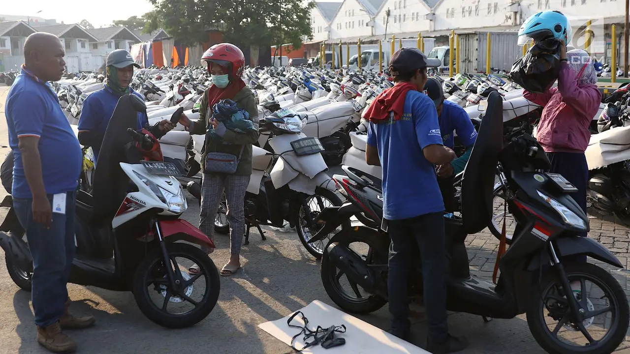 Mengintip Aktivitas Mudik Gratis Sepeda Motor