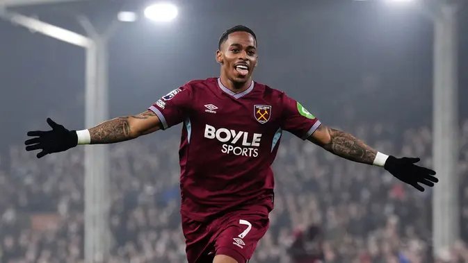 West Ham Kalahkan Fulham, The Hammers Menjauh dari Zona Degradasi