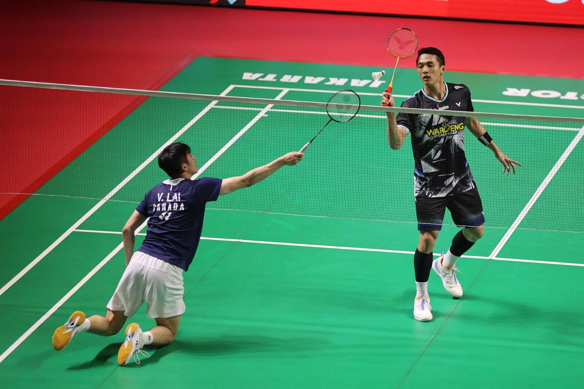 FOTO: Jonatan Christie Gagal Raih Gelar Indonesia Open 2026