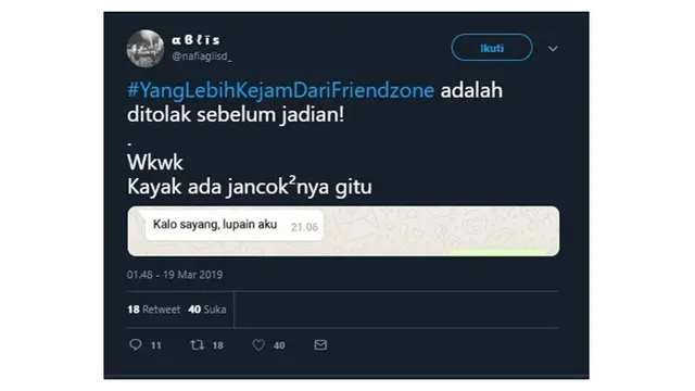 Kejamnya Hubungan Friendzone