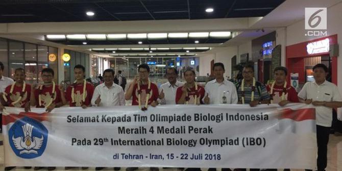 VIDEO: Pelajar Indonesia Rebut 4 Medali Olimpiade Biologi