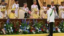 Sultan Ibrahim Sultan Iskandar resmi sebagai Yang di-Pertuan Agong ke-17. (MOHD RASFAN/POOL/AFP)
