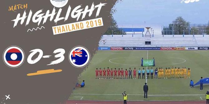 VIDEO: 3 Gol Australia Saat Kalahkan Laos di Piala AFF U-15 2019