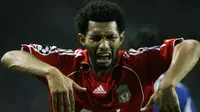 Sebelum bermain di Liverpool, Jermaine Pennant merupakan pemain Arsenal dan pernah dijatuhi hukuman penjara selama tiga bulan. Dirinya kedapatan mengemudikan mobil dengan pengaruh alkohol. Beruntungnya, ia dibebaskan sebelum masa tahannya habis pada 2005 silam. (Foto: AFP/Miguel Riopa)