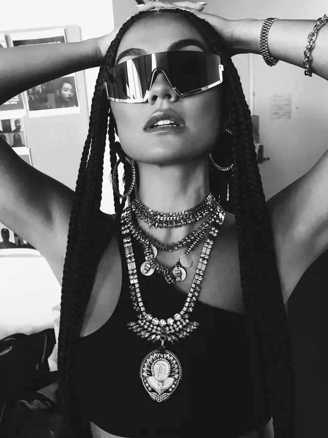 Penampilan Baru Agnez Mo (sumber: instagram/@agnezmo)