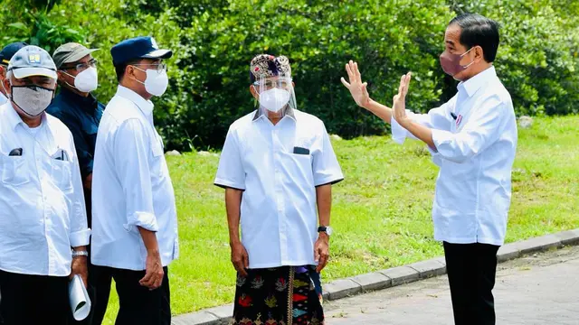 Presiden Jokowi Tinjau Mangrove Convention Forest