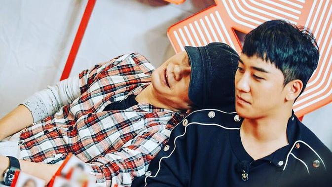 Seungri dan Yang Hyun Suk (Instagram/ seungriseyo - https://www.instagram.com/p/Bans0yTAV-y/)