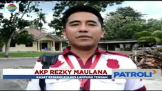 Pelaku begal ditangkap Polres Lampung Tengah saat tengah asik pandangi motor curiannya di depan rumah.