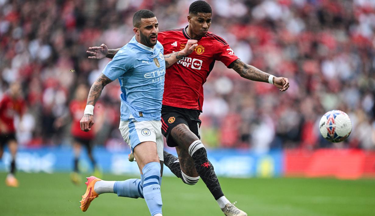 Hasil Final Piala FA: Manchester United Juara Usai Pecundangi Man City