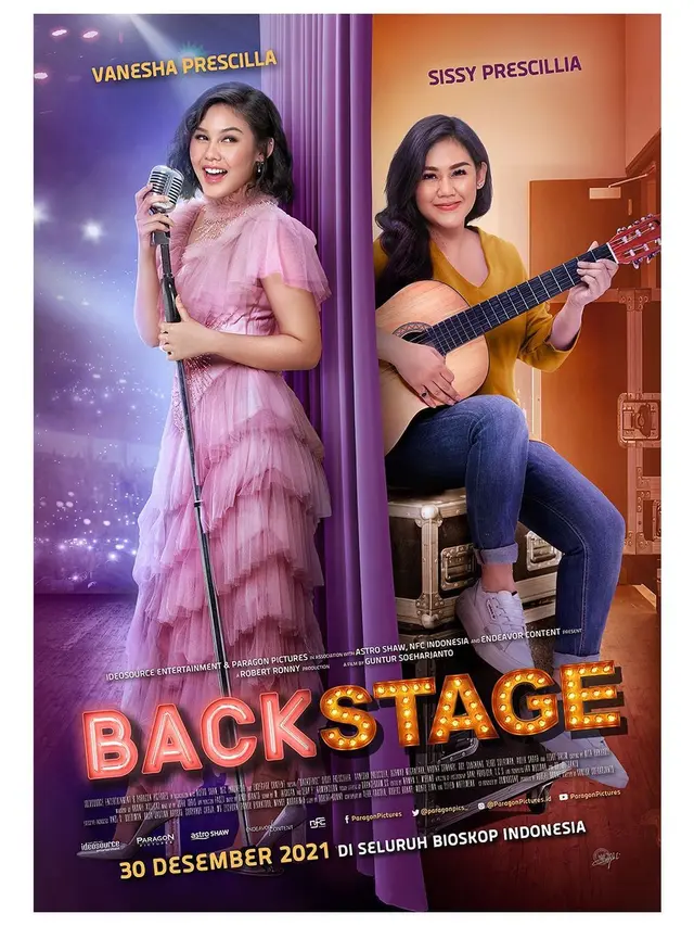Poster film Backstage. (Foto: Instagram @sissyo)