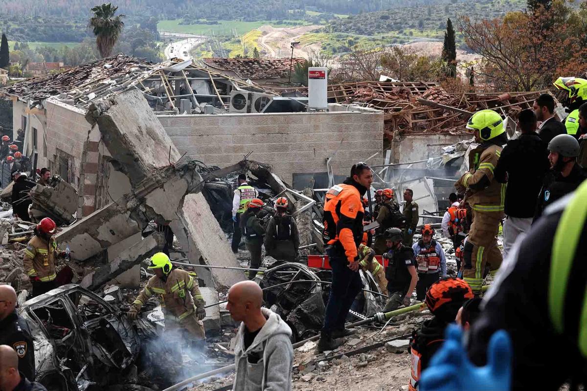 FOTO: Rudal Iran Hantam Permukiman Bet Shemesh Israel, Sembilan Orang Tewas