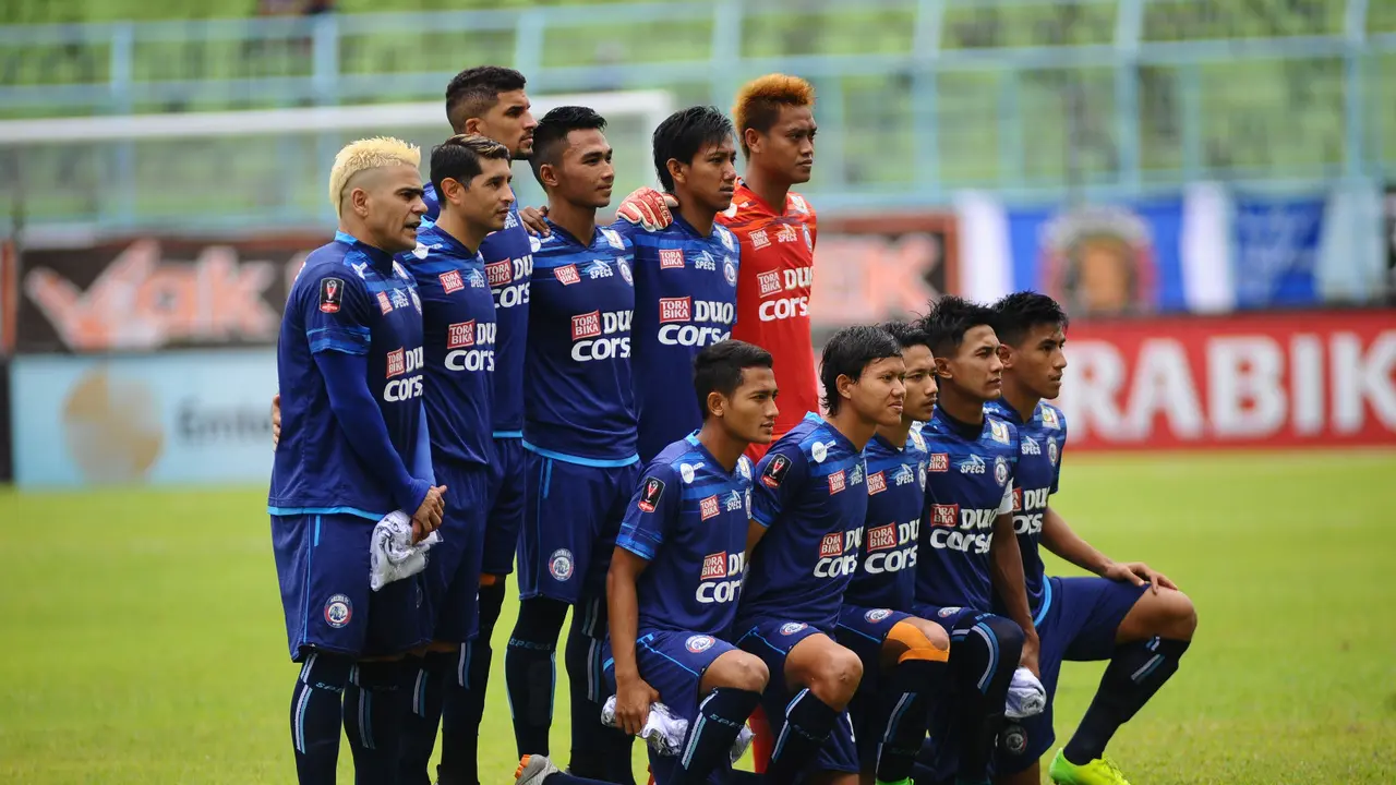 Arema FC di Piala Presiden 2017 (Liputan6.com / Rana Adwa)
