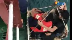 12 ABK milik PT Berlian Transindo Kencana yang sempat terapung di laut jawa.