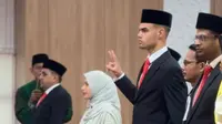 Jens Raven sudah resmi menjadi Warga Negara Indonesia (WNI). (Bola.com/Dok.PSSI).