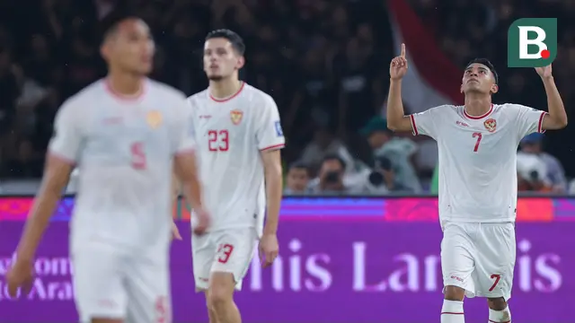 Foto: Parade Aksi Marselino Ferdinan Saat Timnas Taklukkan Arab Saudi, Borong 2 Gol Bungkam Haters