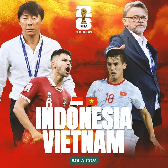 Kualifikasi Piala Dunia 2026 Zona Asia - Timnas Indonesia Vs Vietnam - Shin Tae-yong, Sandy Walsh Vs Philippe Troussier, Nguyen Tien Linh