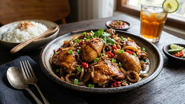 Ayam Kecap Bawang Bombay