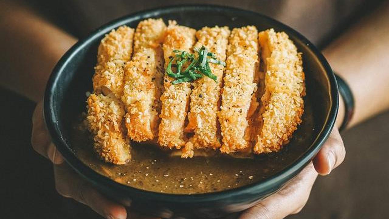 at to eat with chicken katsu.