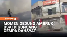 Gempa bumi berkekuatan magnitudo 7,8 yang mengguncang lepas pantai Provinsi Sarangani, Filipina, Senin pagi, menyebabkan kerusakan luas di sejumlah wilayah Pulau Mindanao. Rekaman video memperlihatkan bagian atas sebuah gedung bertingkat tiba-tiba ru...
