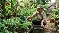 10 Barang Bekas Dapur yang Bisa Jadi Alat Penyiram Tanaman di Kebun Rumah