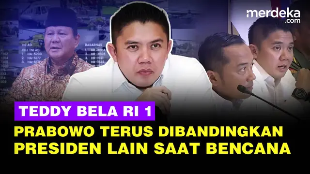 Teddy Gerah Sikap Prabowo Tangani Bencana Terus Dibandingkan dengan Presiden Lain