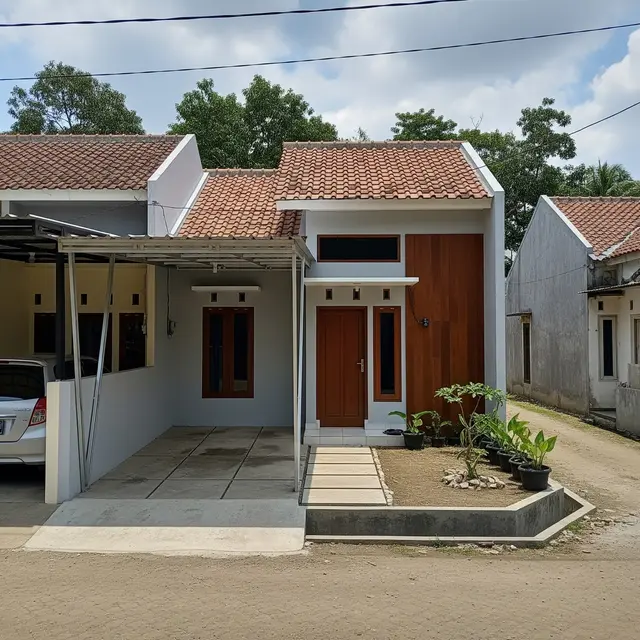 9 Desain Rumah 6x12 dengan Carport Mini, Solusi Hunian Minimalis Modern