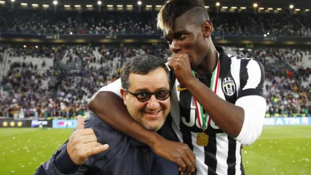 Mino Raiola dan Paul Pogba