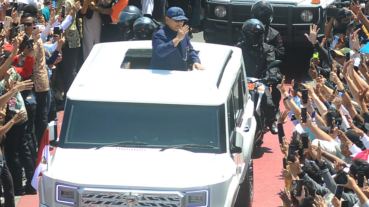 Presiden Prabowo sapa warga