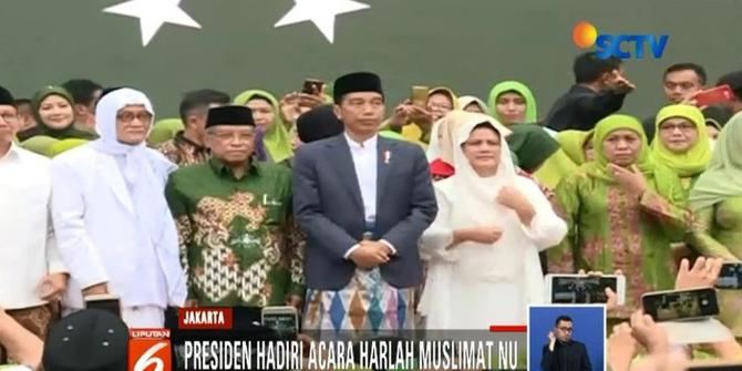Presiden Jokowi Hadiri Peringatan Harlah Muslimat NU di GBK