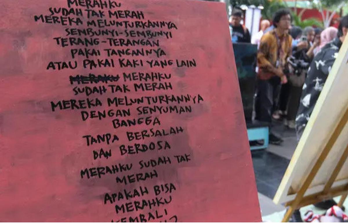 Melalui Guratan Kuas, 20 Seniman Lukis Tumpahkan Kritik Perilaku Korup
