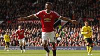 Marcus Rashford cetak gol kemenangan untuk MU (reuters)
