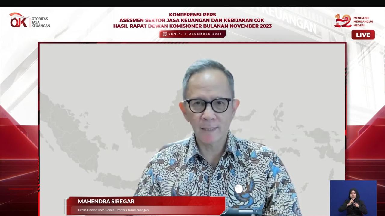 Ketua Dewan Komisioner Otoritas Jasa Keuangan (OJK) Mahendra Siregar