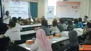 Citizen6, Yogyakarta: Acara workshop SCTV Goes to Campus (SGTC) di UGM dengan pembicara Don Bosco Selamun, Nunung Setiyani.  (Pengirim: Widya Asrul)